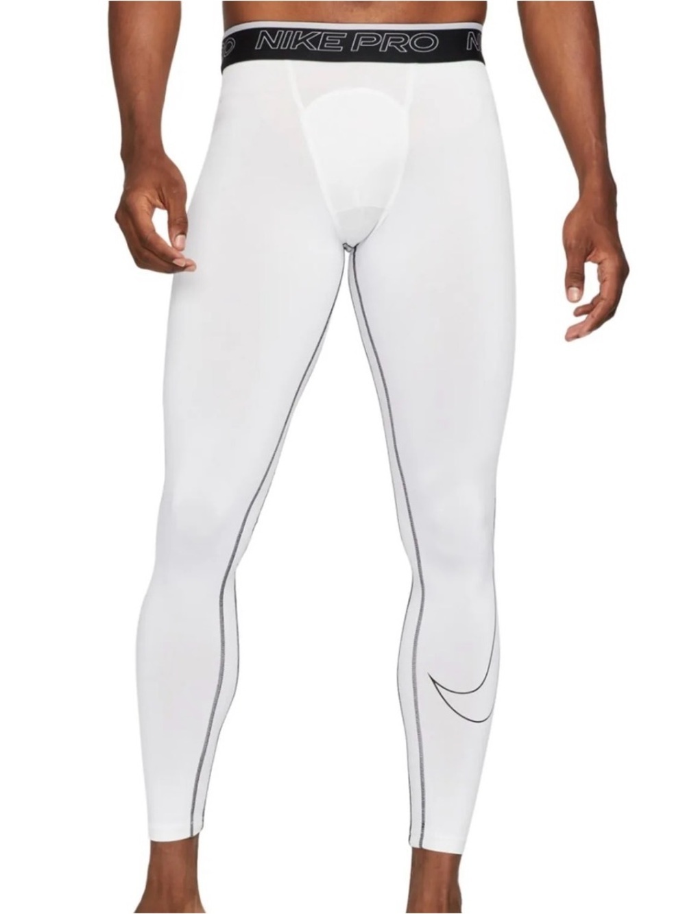 Nike Pro White Compression Pants Tights ✨NWOT✨
